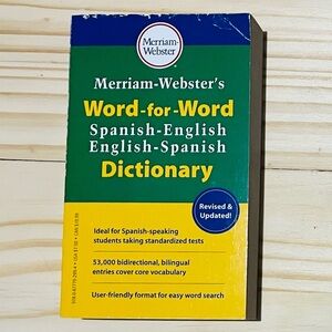 Merriam-Webster Word-For-Word Spanish-English Dictionary (Merriam-Webster, 2021)